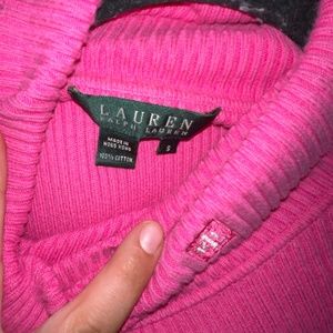 Pink Ralph Lauren Turtleneck